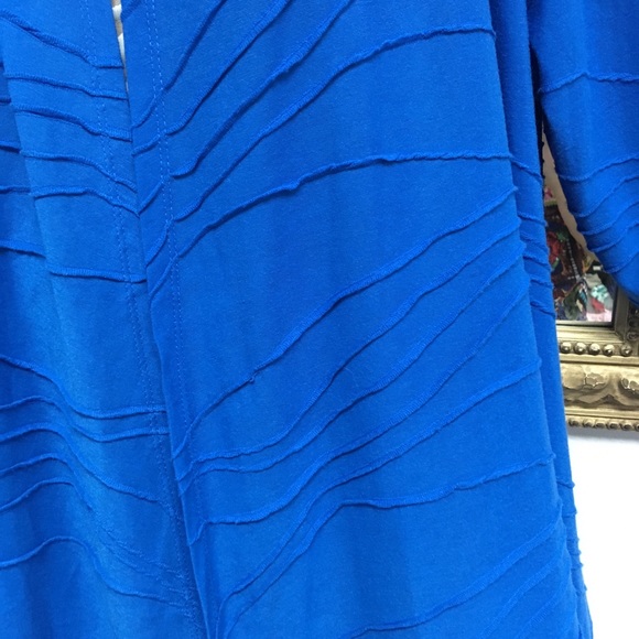 Zac & Rachel long flowing cardigan royal blue M - Picture 2 of 7